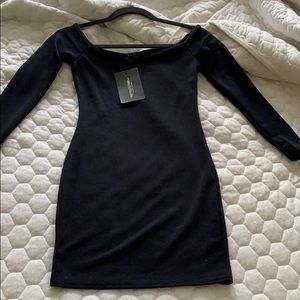 Navy Pretty Little Thing Bodycon Dress